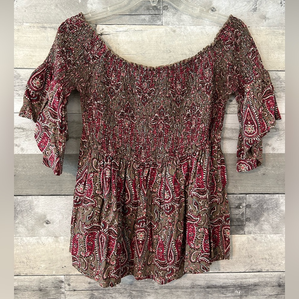Hollister Off the Shoulder Blouse
